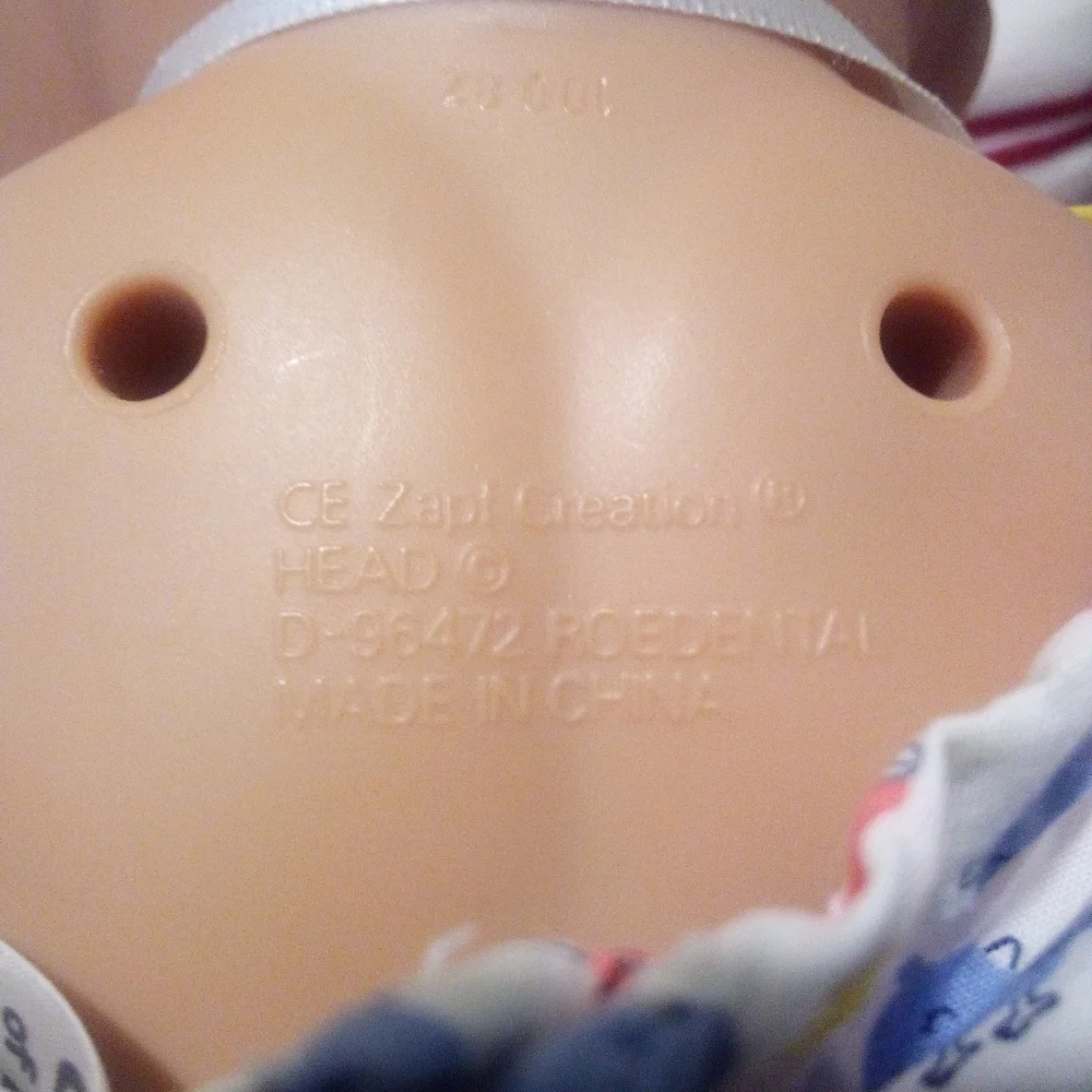 1990's Zapf Creations Baby Doll Christmas